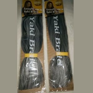 LOT of 2 Urban beauty smooth YAKI braid hair M34